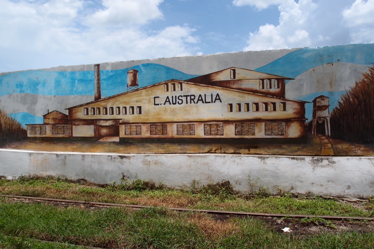 Australia sugar mill in Cuba. No longer in operation.